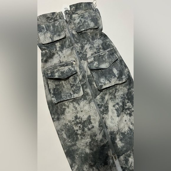 Camouflage Strapless Maxi Dress - Picture 5 of 15